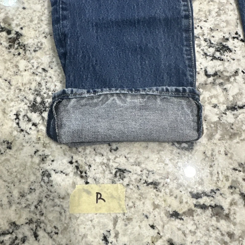 Retro Levi's 501 Jeans Mens Size 36x34 (36x33.5)‎ Blue Original Straight Denim